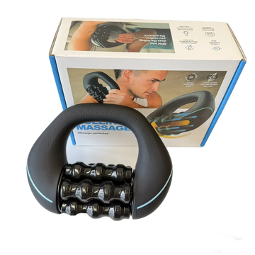 Powered Rolling Fascia Massager Vibration Muscles Shock Therapy Deep Tissue Muscle Relaxation. (Imported)