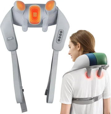 Neck Massager with Heat, Wireless Shiatsu 4D Experts Knet Neck Massager
