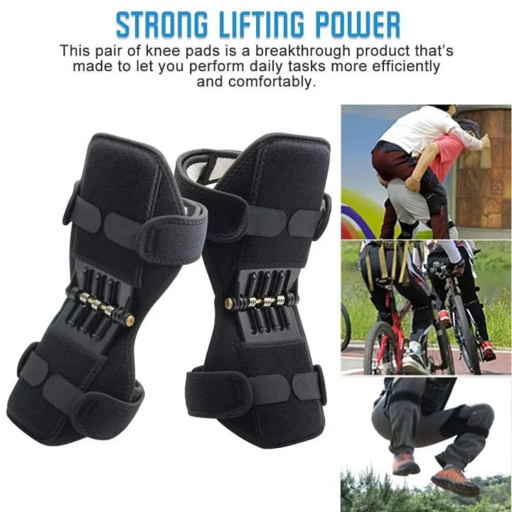 POWER-KNEE™ JOINT SUPPORT - Breathable Knee Protection Powerful Silicon Pad Stabilizer & Joint Protector