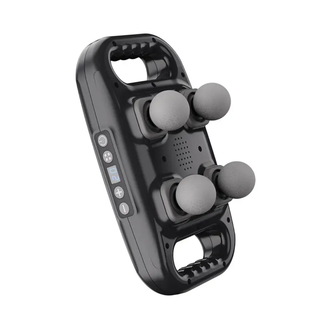 4 Head-Fascia Gun Muscle Massager Gun Back Waist Shoulder Legs Massage Machine.