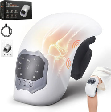 Cordless Smart Knee Airbag Compression Cycle Massager With Heating and Vibration